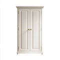 Szafa, Szafka 2 drzwi przednie Białe łamanie w panelach MDF 100 x 55 x 190 cm